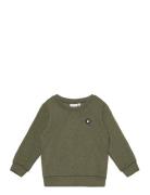 Nmmvimo Ls Sweat Bru Noos Tops Sweatshirts & Hoodies Sweatshirts Khaki Green Name It