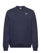 Reebok Identity Small Logo Fleece C Sport Sweatshirts & Hoodies Sweatshirts Navy Reebok Classics