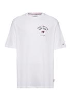 Bt-Arch Varsity Tee-B Tops T-Kortærmet Skjorte White Tommy Hilfiger