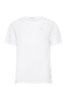 Ck Embro Badge Regular Tee Tops T-shirts & Tops Short-sleeved White Calvin Klein Jeans