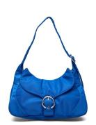 Thea - Buckle Shoulder Bag Bags Top Handle Bags Blue Silfen