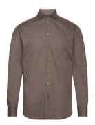Regular Fit Mens Shirt Tops Shirts Business Brown Bosweel Shirts Est. 1937