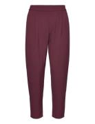 Aleida Tri Trouser Bottoms Trousers Suitpants Burgundy AllSaints