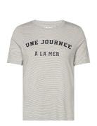 T-Shirt 1/2 Sleeve Tops T-shirts & Tops Short-sleeved Grey Gerry Weber Edition