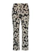 Pant Leisure Cropped Bottoms Trousers Straight Leg Black Gerry Weber