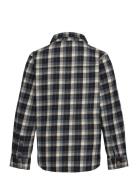 Shirt Ls Check Tops Shirts Long-sleeved Shirts Navy Minymo