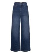 Lacubu Bottoms Jeans Wide Blue Munthe