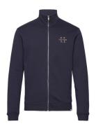 Les Deux Ii Full Zip Sweatshirt 2.0 Tops Sweatshirts & Hoodies Sweatshirts Navy Les Deux