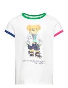 Polo Bear Cotton Jersey Tee Tops T-Kortærmet Skjorte Multi/patterned Ralph Lauren Kids