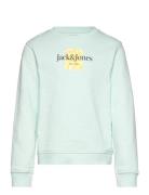 Jorlafayette Branding Sweat Crew Mni Tops Sweatshirts & Hoodies Sweatshirts Blue Jack & J S