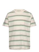 Striped T-Shirt Tops T-Kortærmet Skjorte Multi/patterned Tom Tailor