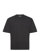 Slhlooseoscar Ss O-Neck Tee Noos Tops T-Kortærmet Skjorte Black Selected Homme