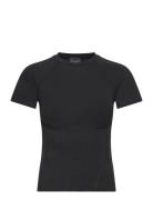 Sculpting Hero Top Sport T-shirts & Tops Short-sleeved Black AIM'N