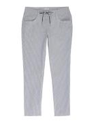 Tom Tailor Tapered Relaxed Bottoms Trousers Straight Leg Blue Tom Tailor