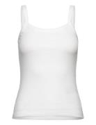 Slfcelica Anna Strap Tank Top Noos Tops T-shirts & Tops Sleeveless White Selected Femme
