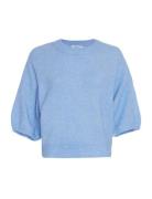 Mschpetrinelle Hope 2/4 Pullover Tops Knitwear Jumpers Blue MSCH Copenhagen