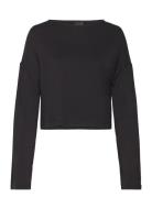 Long Flare Sleeve Top Tops T-shirts & Tops Long-sleeved Black Gina Tricot