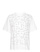 Tee Shirt Homericon Jersey Tops T-shirts & Tops Short-sleeved White ROSEANNA