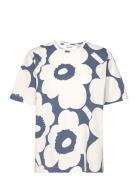 Tunnit Unikko Tops T-shirts & Tops Short-sleeved White Marimekko