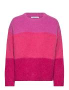 Maddison Tops Knitwear Jumpers Pink Olivia Rubin