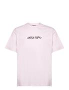 Unified Type Ss T-Shirt Designers T-Kortærmet Skjorte Pink Daily Paper