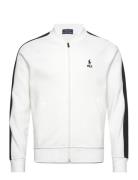 Double-Knit Mesh Baseball Jacket Tops Sweatshirts & Hoodies Sweatshirts White Polo Ralph Lauren