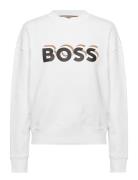 Econa Tops Sweatshirts & Hoodies Sweatshirts White BOSS