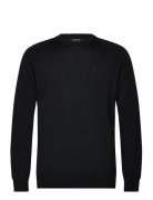 Dean Merino Crew Neck Sweater Tops Knitwear Round Necks Black Lexington Clothing