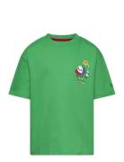 Tnjohn Os S_S Tee Tops T-Kortærmet Skjorte Green The New
