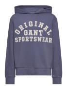 Original Sportswear Sweat Hoodie Tops Sweatshirts & Hoodies Hoodies Blue GANT