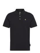 Pique Polo Gold Tops Polos Short-sleeved Black Moose Knuckles