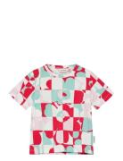 Soida Ruutu Unikko Ii Tops T-Kortærmet Skjorte Multi/patterned Marimekko