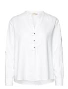 Fqlava-Shirt Tops Shirts Long-sleeved White FREE/QUENT