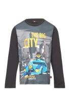 Lwtano 122 - T-Shirt L/S Tops T-shirts Long-sleeved T-Skjorte Black LEGO Kidswear