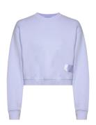 Jumper Cropped Tops Sweatshirts & Hoodies Sweatshirts Blue Replay