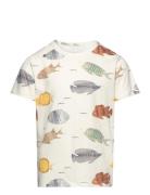 Anker - T-Shirt Tops T-Kortærmet Skjorte Multi/patterned Hust & Claire