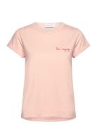 Poitou Bon Voyage /Gots Tops T-shirts & Tops Short-sleeved Pink Maison Labiche Paris