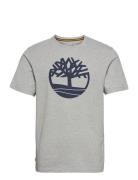 Kennebec River Tree Logo Short Sleeve Tee Medium Grey Heather Designers T-Kortærmet Skjorte Grey Timberland