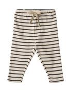 Jersey Pants Manfred Bottoms Leggings Multi/patterned Wheat