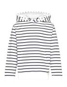Striped Hooded Sweatshirt Tops Sweatshirts & Hoodies Hoodies Multi/patterned Mango