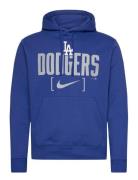 Los Angeles Dodgers Men's Nike Mlb Club Slack Fleece Hood Tops Sweatshirts & Hoodies Hoodies Blue NIKE Fan Gear