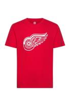 Detroit Red Wings Primary Logo Graphic T-Shirt Sport T-Kortærmet Skjorte Red Fanatics