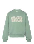 Organic Sweat Talinka Sweatshirt Tops Sweatshirts & Hoodies Sweatshirts Green Mads Nørgaard