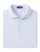 Duet Performance Jersey Polo - Edwin Spread Collar Tops Polos Short-sleeved White Peter Millar