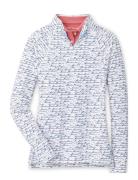Birdie Print Raglan Sleeve Perth Layer Tops Sweatshirts & Hoodies Sweatshirts White Peter Millar