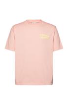 Nb Sthlm La T Shirt Salmon Designers T-Kortærmet Skjorte Pink Nikben