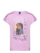 Short-Sleeved T-Shirt Tops T-Kortærmet Skjorte Purple Princesses