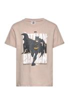 Tshirt Tops T-Kortærmet Skjorte Beige Batman