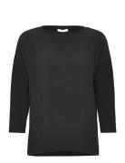 Burdur Long Sleeve Shirt Tops T-shirts & Tops Long-sleeved Black Tamaris Apparel