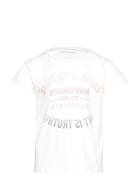 Short Sleeves Tee-Shirt Tops T-Kortærmet Skjorte White Zadig & Voltaire Kids